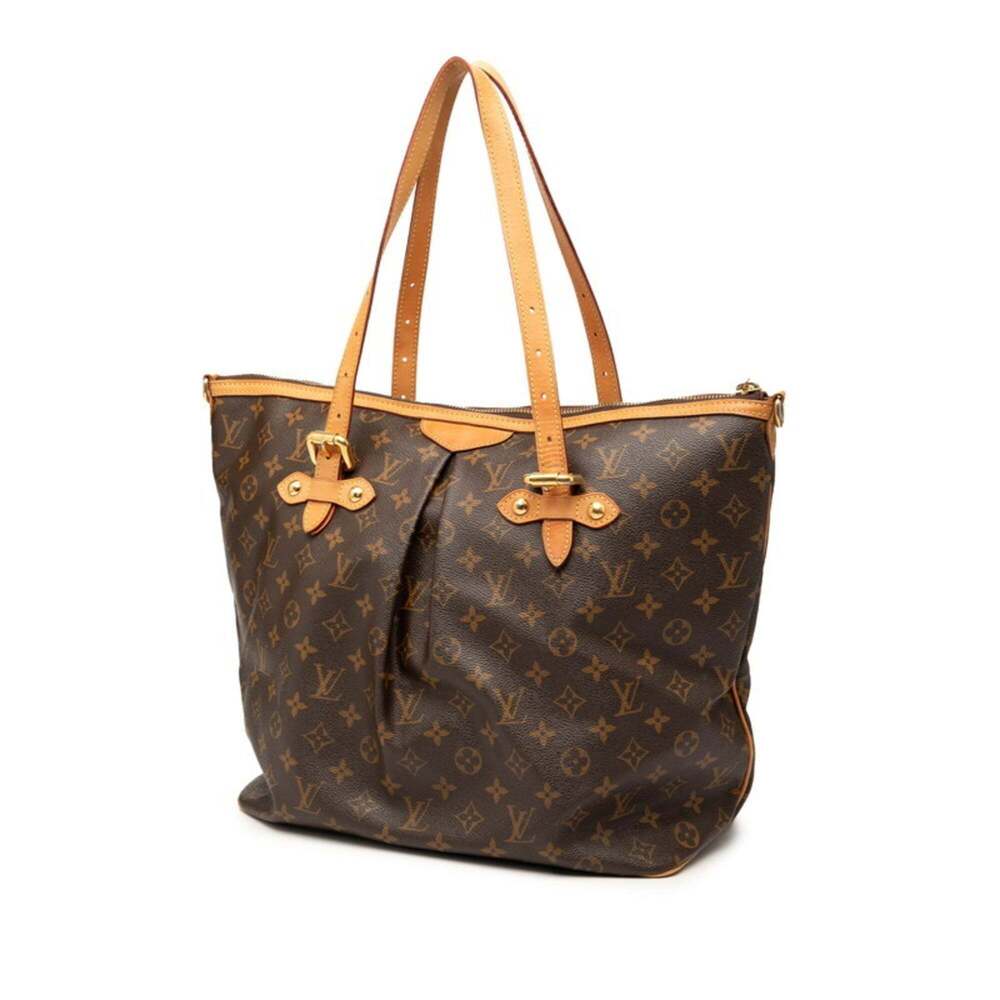Louis Vuitton Monogram Palermo GM Tote Bag/Shoulder Bag, 2-Way, M40146, Brown... - Picture 2 of 6